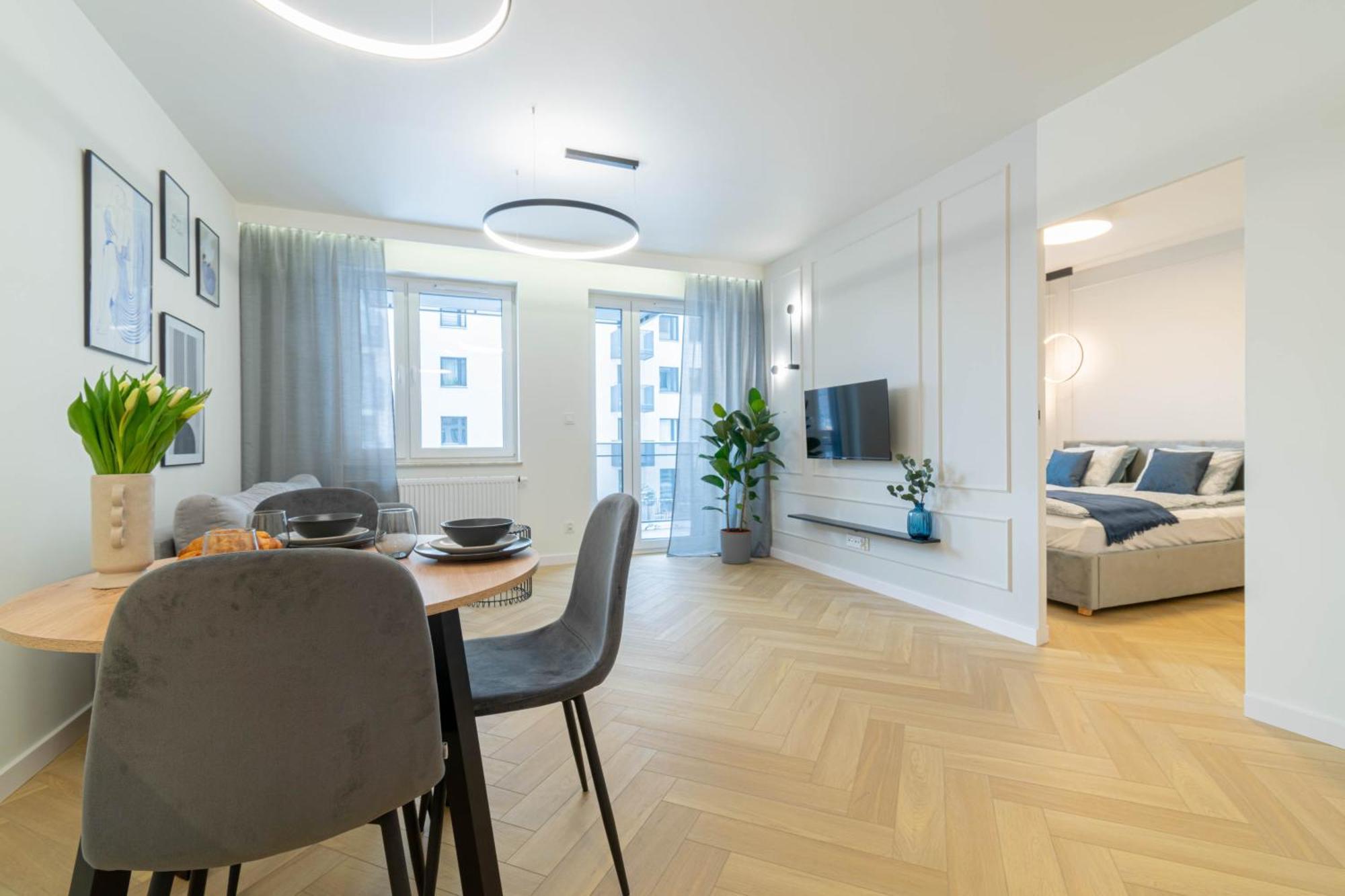 Blue Apartment Ceglana - Free Parking - Self Check-In Katowice Exterior foto